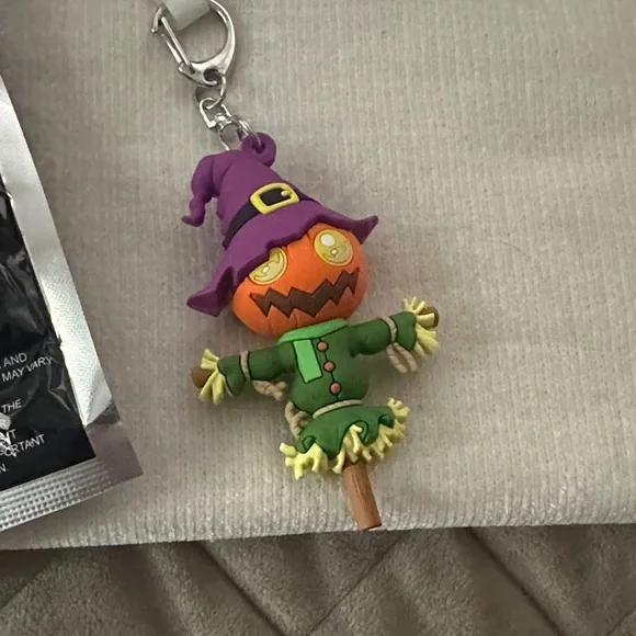 Halloween Pumpkin Scarecrow Bag Clip - Picture 2 of 5